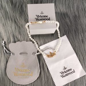 Vivienne Westwood SMALL Bas Relief Pearl